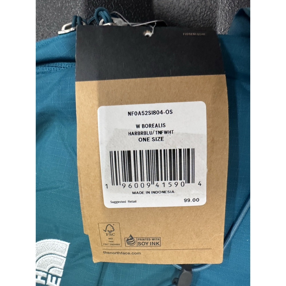 Th NorthFace Womens Borealis Commuter Laptop Backpack Harbor Blue 27L  NEW - Picture 3 of 4